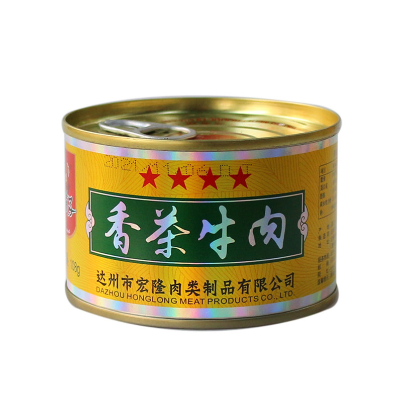 牛肉片罐头108g川汉子