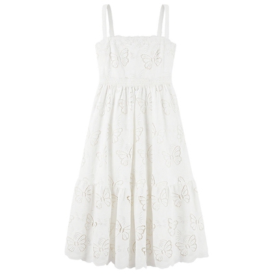 MISSCOCOON可可尼吊带黄色长裙