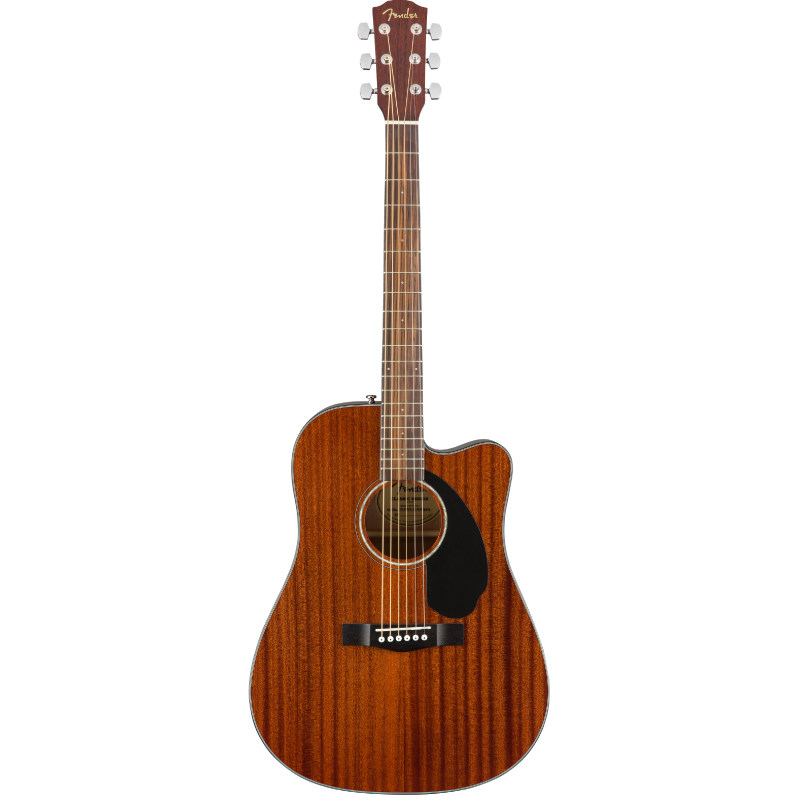 Fender纷达 CD-60SCE Dreadnought All Mahogany桃花心木原声吉他