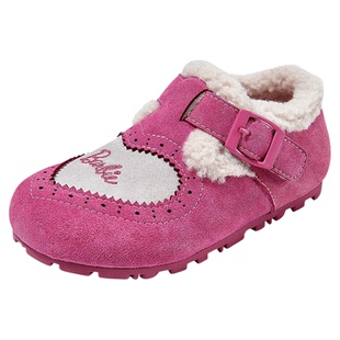 芭比童鞋儿童二棉鞋2025新款冬季软底加绒保暖勃肯鞋女童毛毛鞋子