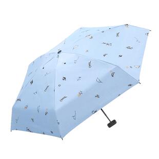 天堂伞五折小巧口袋伞黑胶防晒防紫外线晴雨伞两用超轻便携遮阳伞