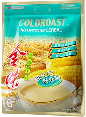 金味强化钙低聚糖麦片即冲即食