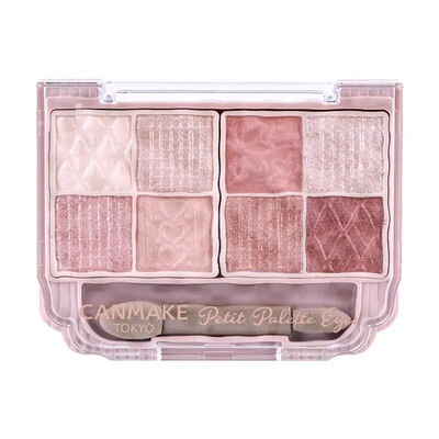 日本canmake井田8色眼影盘浮雕八宫格珠光哑光限定款