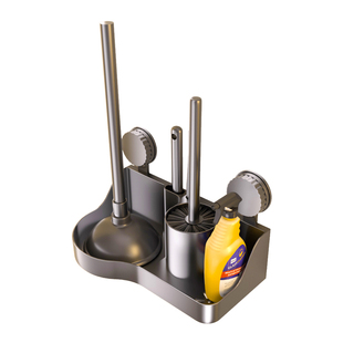 厕所马桶刷壁挂式置物架家用吸盘刷子卫生间马桶神器收纳疏通强力