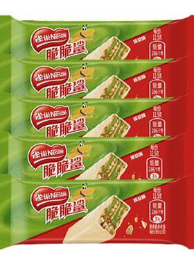 雀巢脆脆鲨抹茶味威化饼干