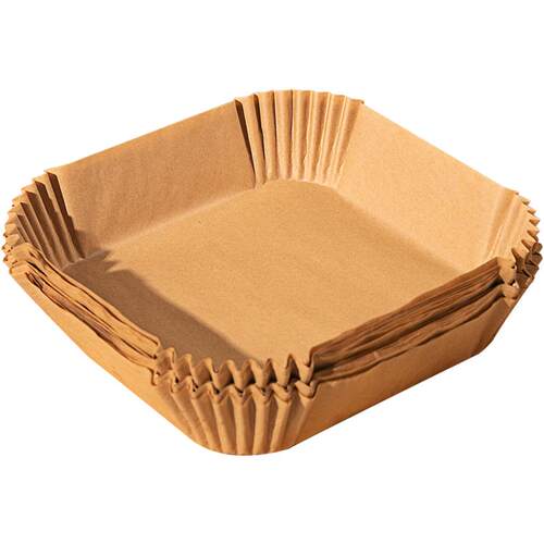 空气炸锅专用纸方形家用吸油纸托食品级硅油纸盘烘焙纸垫锡纸锅子