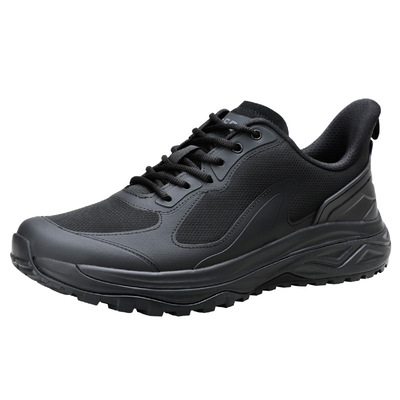 际华3515强人男鞋新式训练鞋黑色上班通勤鞋户外徒步鞋登山鞋耐磨