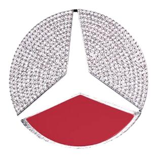 适用奔驰EQE350内饰中控改装饰EQE500方向盘一键启动车标水钻贴