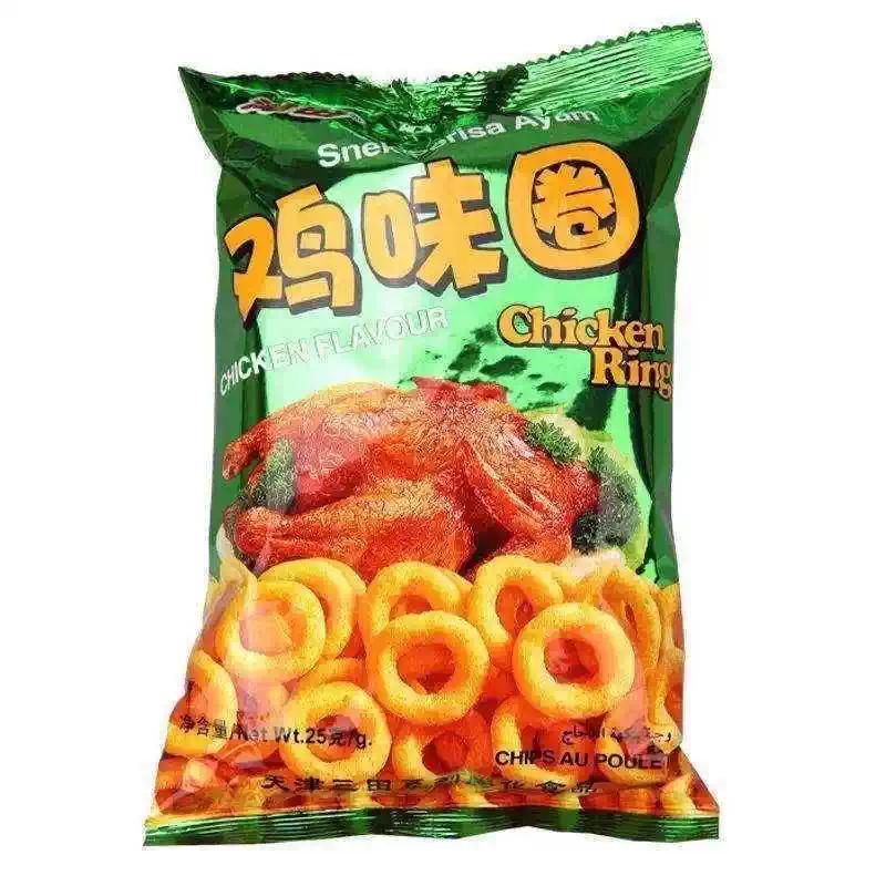 8090后怀旧零食休闲膨化食品儿时味道回忆津田鸡味圈正官方旗舰店