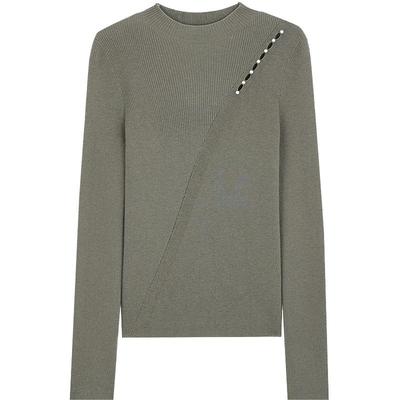 MindBridge设计感半高领针织