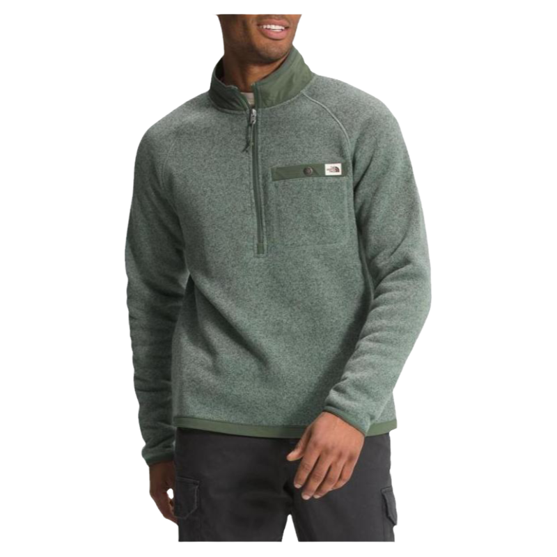 THE NORTH FACE/北面男卫衣抓绒纯色高领半拉链正品1486-NF0A5GL2