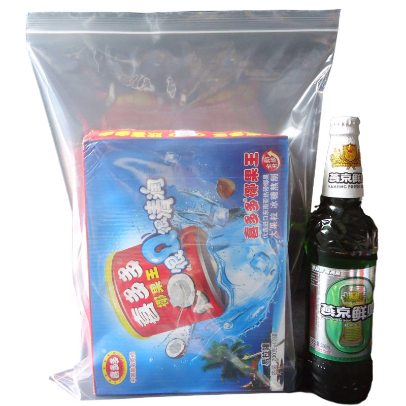 30*40*12丝 食品袋自封袋 密封实包装塑料口子包邮袋 透明礼品袋