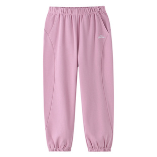 安奈儿童装男童女童裤子2026春新款轻运动风休闲弹力宽松束脚长裤