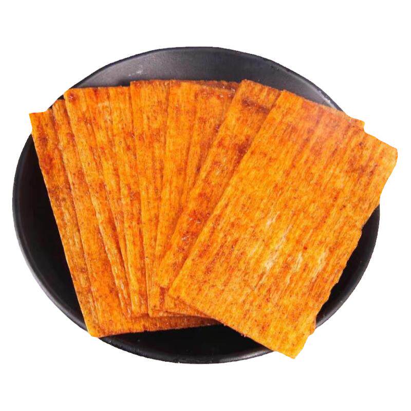 鸡汁馍片味辣片80g大包香辣片儿时经典干硬大辣片校园休闲零食