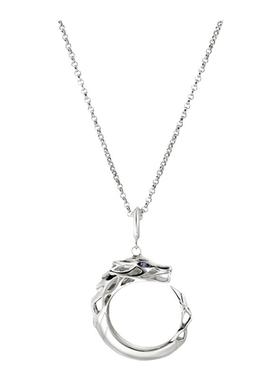 JH环形神龙蓝宝石项链吊坠轻奢