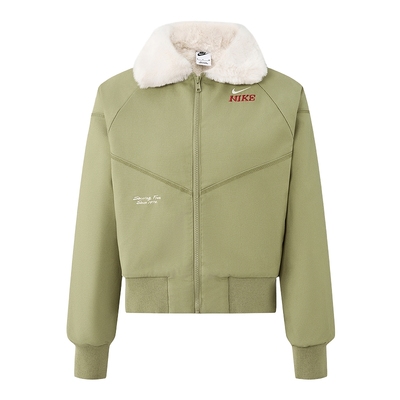 Nike耐克女棉服马年限定脱缰系列新年人造毛皮里料夹克IQ3823-276