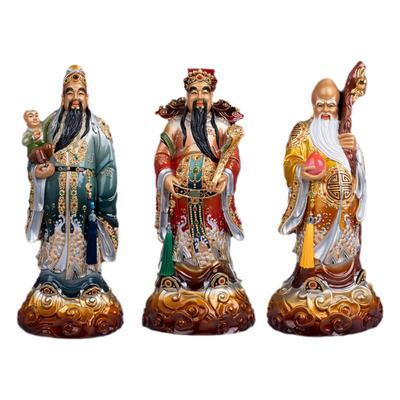 纯铜福禄寿三星佛像家用乔迁礼物