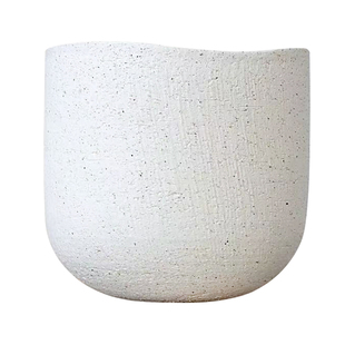 侘寂风陶瓷白色花盆蝴蝶兰轻奢高级感陶盆高端兰花专用套盆大口径