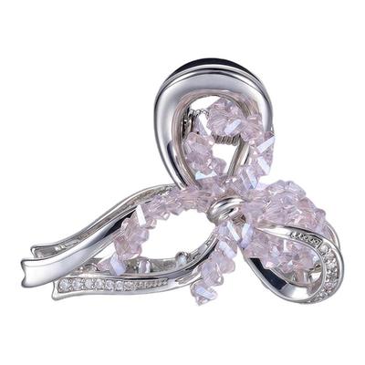 Cercoo/奢蔻蝴蝶心结水晶抓夹精致小号发抓鲨鱼夹子浪漫半扎发饰