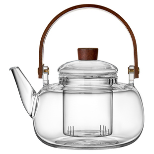 忆壶茶加厚玻璃煮茶壶新款家用泡茶壶茶水分离电陶炉烧水壶煮茶器