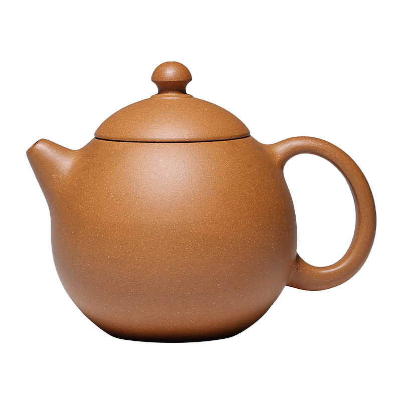 宜兴纯全手工紫砂壶家用功夫茶具纯手工王志强原矿紫砂黄金段龙蛋