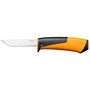 FISKARS进口随身小刀带刀鞘多功能便携锋利户外生存刀小直刀knife
