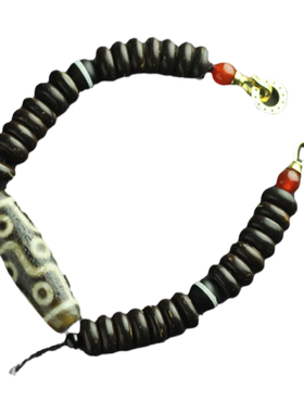 豪灿天珠手串手链椰壳天珠一线半成品手绳手链手工制作男女通用