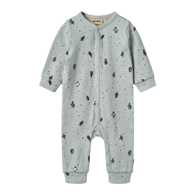 丹麦Wheat 25AW新款婴幼儿童包屁衣哈衣长袖连体衣开衫男女秋冬