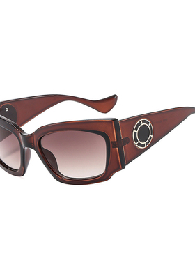 千禧复古防紫外线方形男女墨镜