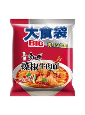 康师傅方便面大面饼袋装红烧香辣