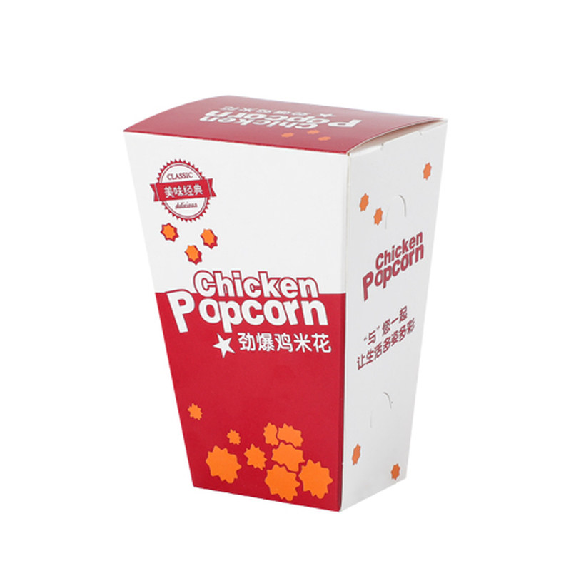 鸡米花盒包装盒一次性免折叠劲爆点心包装盒/包装袋/