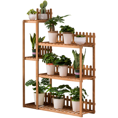 木马人客厅布置简约现代风花架子