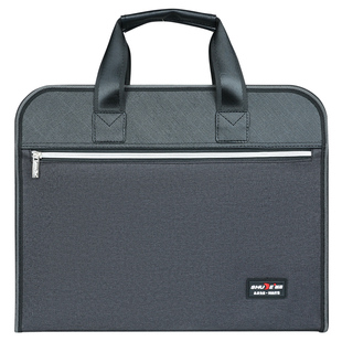 树杰手提袋大容量帆布文件包公文袋拉链防水装烟袋可定制印刷logo