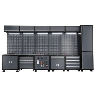 汽修工作站组合工具储物柜多功能维修工作台操作台车间移动工具车