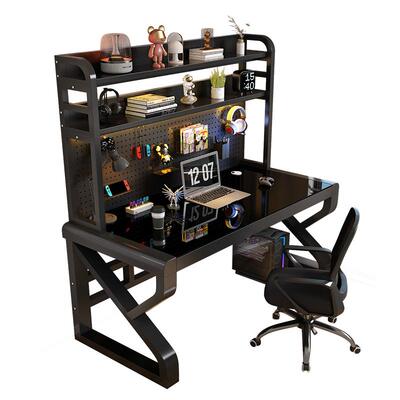 电脑桌台式书桌书架一体桌家用