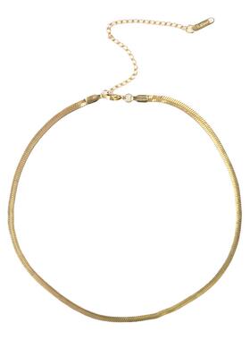 基础百搭bi备款~金色蛇骨链