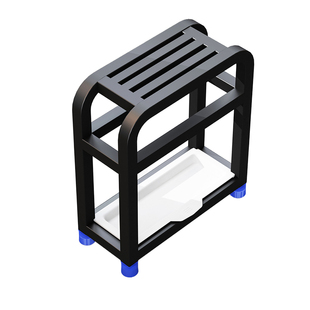 304不锈钢厨房刀架砧板架菜板案板菜刀收纳置物架子台面壁挂两用