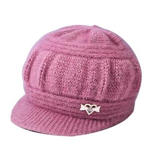 中老年人妈妈冬季帽子女老太太冬天棉帽春秋奶奶老人保暖帽毛线帽