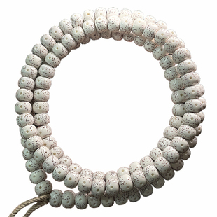 真海南星月菩提手串108颗正品原生态大留白月朗星稀高密顺白手链