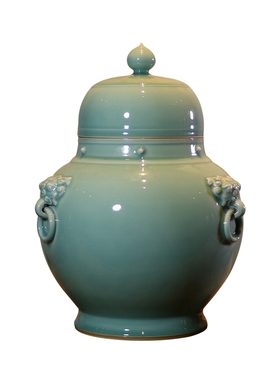 正品龙泉青瓷家居摆件陶瓷中式