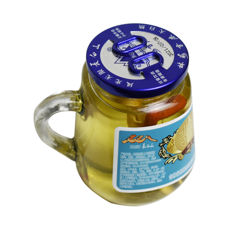中秋送礼林海雪原人参枸杞酒松茸鹿鞭白酒150ml*12瓶长白山特产