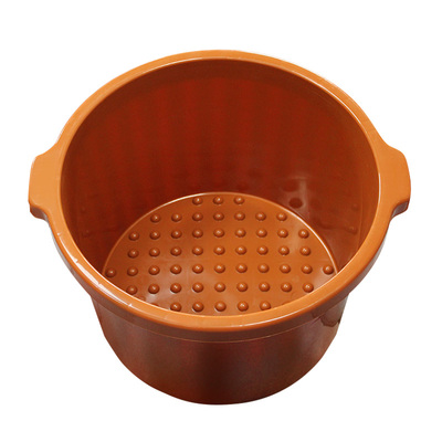 泡脚盆沐足桶带按摩珠加厚