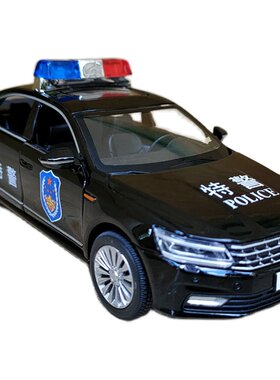 儿童警车玩具合金仿真帕萨特特警