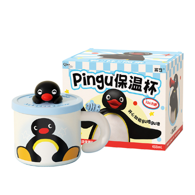 言仓Pingu联名316L不锈钢保温杯