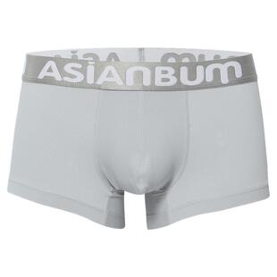 Asianbum丝滑手感冰感网眼透气修身纯色性感简约平角内裤
