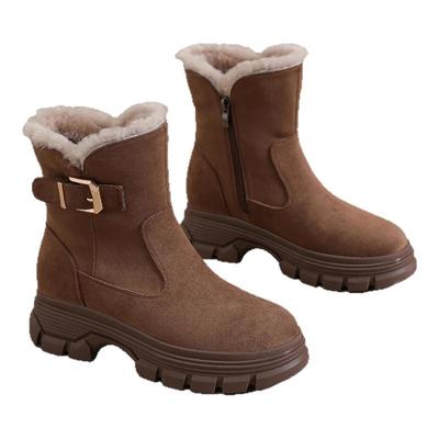 星期六毛毛靴子女款冬季配裙子