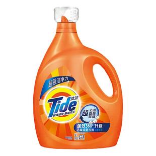 汰渍洗衣液4kg千克低泡易漂瓶装家庭装去渍去污家用大瓶正品