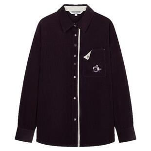 TeenieWeenie小熊奥莱衬衫春秋季休闲风舒适翻领长袖衬衣上衣女装