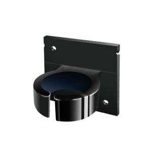 方心形型夹有无线麦克风话筒夹麦牌卡扣背夹魔术贴夹台标夹子厂家