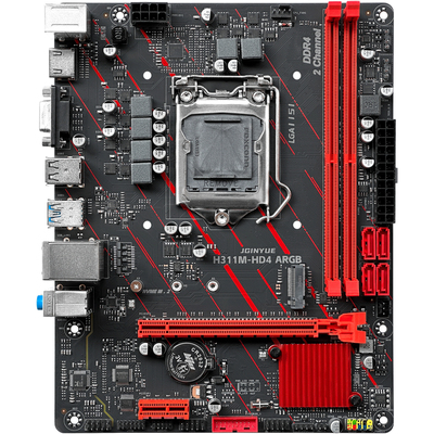 精粤H311M主板用6789代1151针CPU